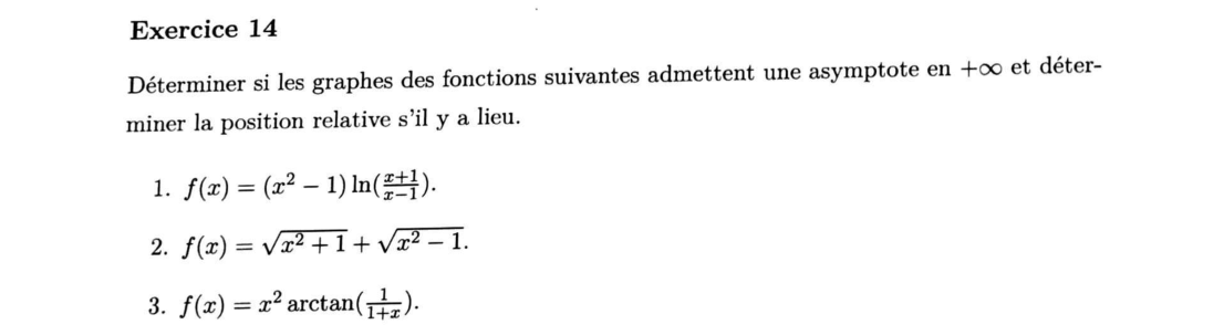 Énoncé — Exercice 14