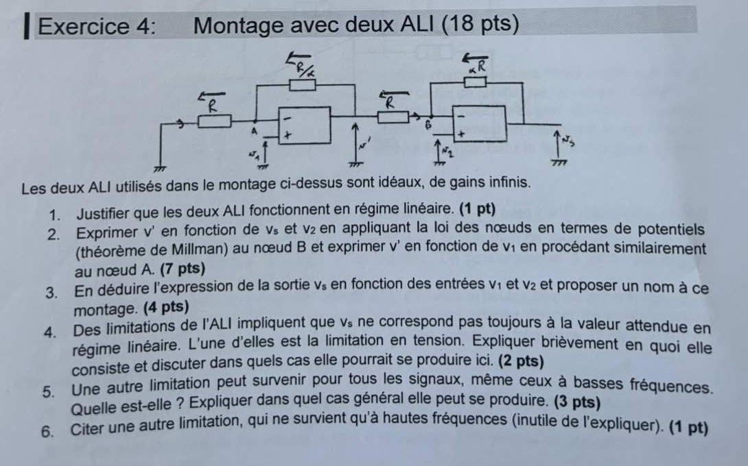 Énoncé exercice 4