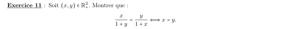 Énoncé TD1 Exercice 11