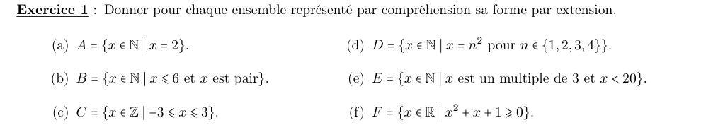 Énoncé TD2 Exercice 1