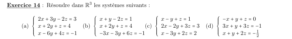 Énoncé TD4 Exercice 14