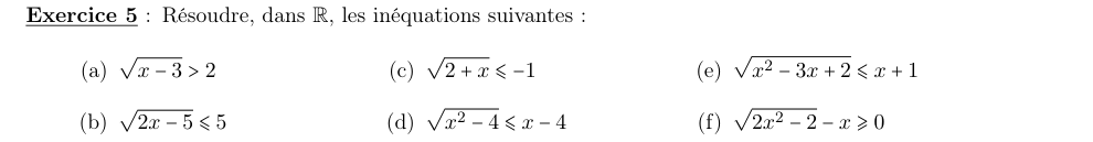 Énoncé TD4 Exercice 5