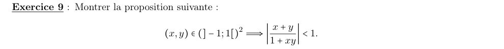 Énoncé TD4 Exercice 9